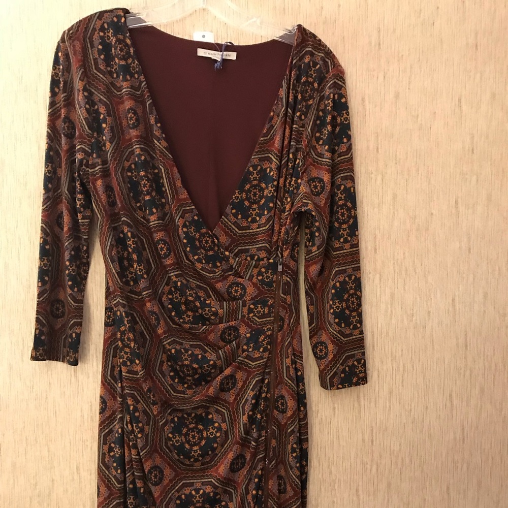 41 Hawthorn Ruched Jersey Dress
